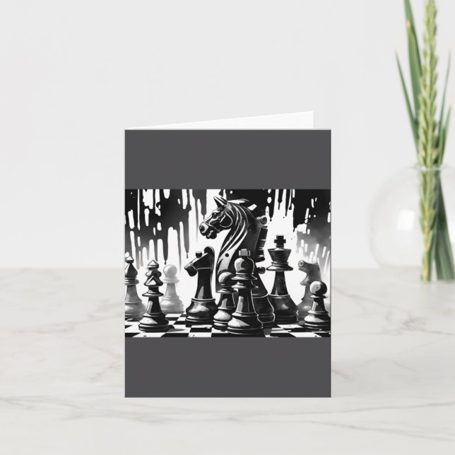 Cartão Chess Board  (Frente)