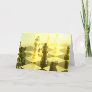 Cartão Chess Board Greeting Card