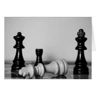 Cartão Chess Checkmate