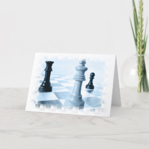 Cartão Chess Design  Greeting Card