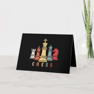 Cartão Chess Lover   Chess Set Checkmate Gift