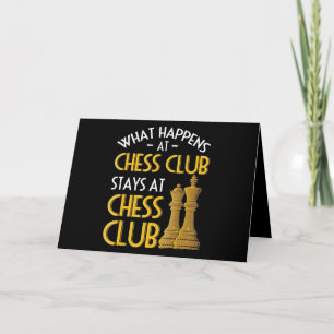 Cartão Chess Lover O Que Acontece No Chess Club Humor