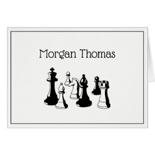 Cartão Chess Pieds Vintage Art nº 2