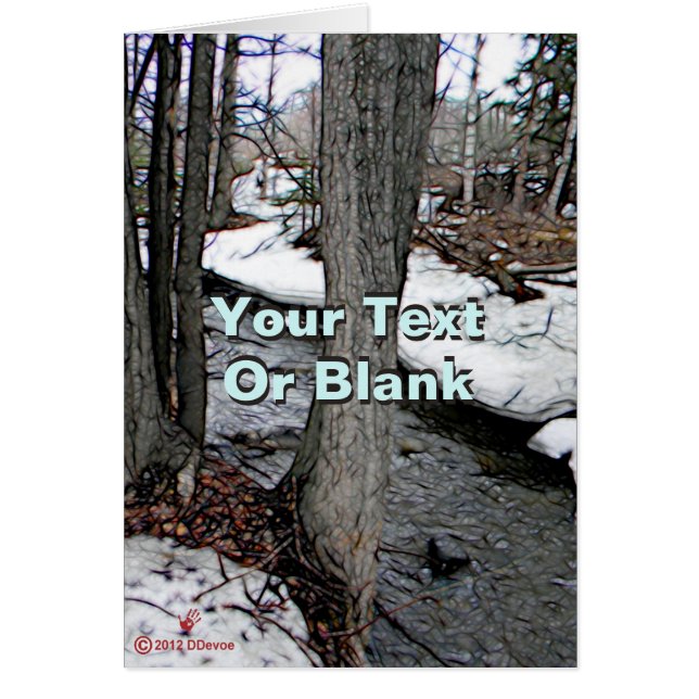 Cartão Chester Creek (Frente)