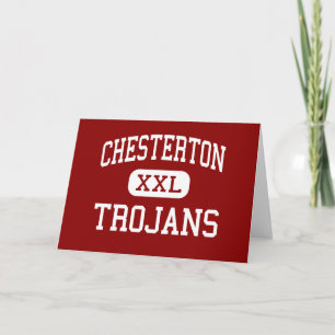 Cartão Chesterton - Trojan - alto - Chesterton Indiana