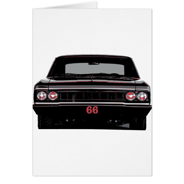 Cartão Chevelle 1966 (Frente)
