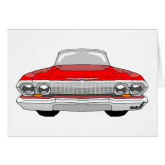 Cartão Chevrolet Impala 1963