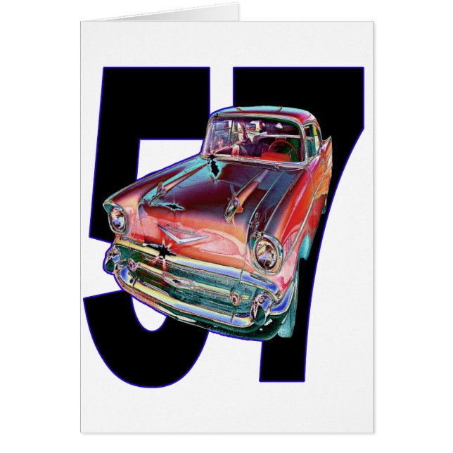 Cartão Chevy 1957 (Frente)
