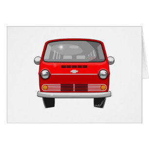 Cartão Chevy 1962 Van