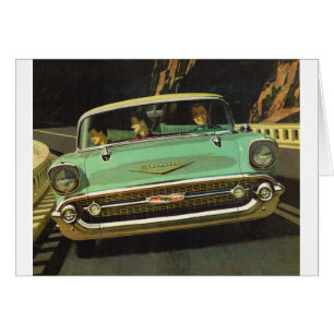 Cartão Chevy Bel Air 1957
