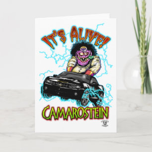 Cartão Chevy Camaro SS pretos