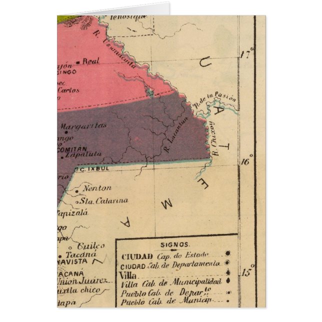Cartão Chiapas, México 2 (Frente)