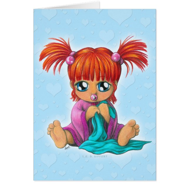 Cartão Chibi Baby (Frente)