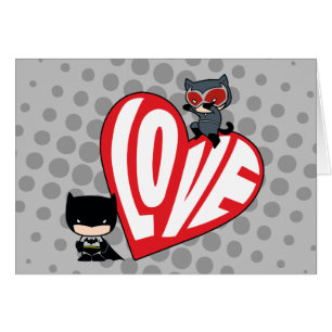 Cartão Chibi CatWomen Punt em Batman