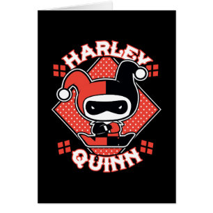 Cartão Chibi Harley Quinn Splits