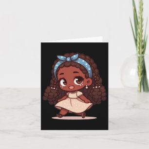 Cartão Chibi Sun Dress Sticker