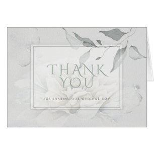 Cartão Chic Boho Alabaster Dahlia - Corda-d'água