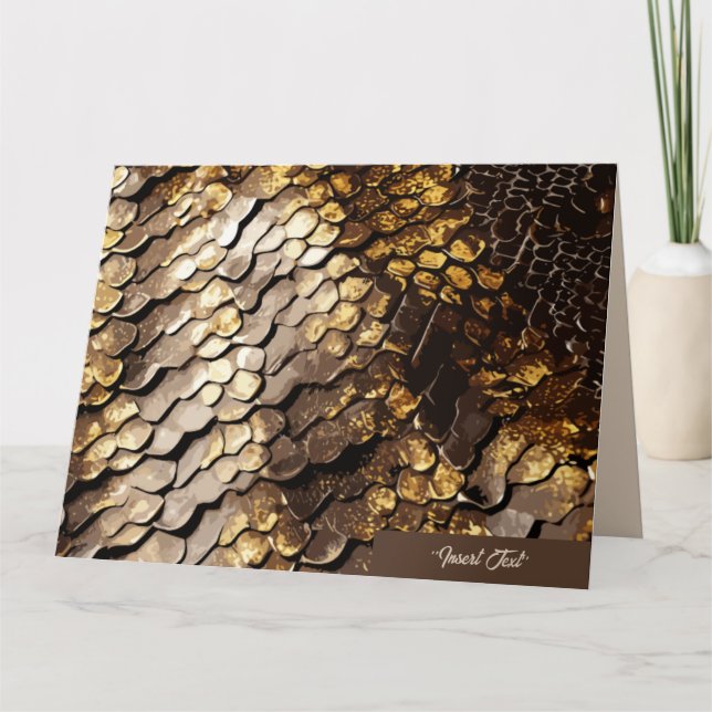 Cartão Chic Slithering (Frente)