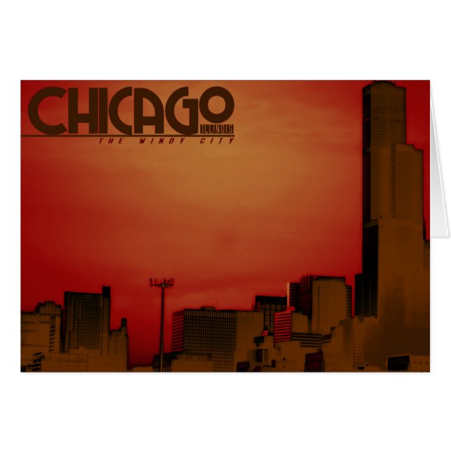 Cartão Chicago (Frente Horizontal)