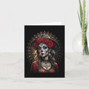 Cartão Chicano Chicana La Raza Barrio Tatuagem Art Death 