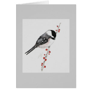 Cartão chickadee