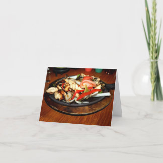 Cartão Chicken Fajitas