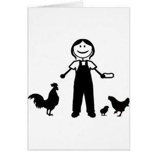 Cartão Chickenlady