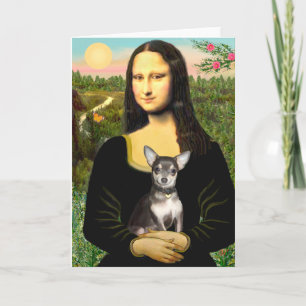 Cartão Chihuahua (BlueTan) - Mona Lisa
