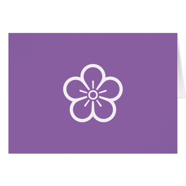 Cartão Chikage hana (Frente Horizontal)