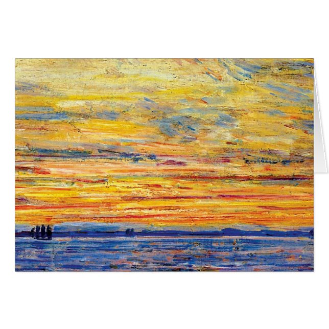 Cartão Childe Hassam - Noite (Frente Horizontal)