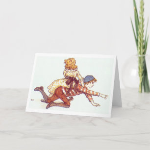 Cartão Children Playing Pretend, Greeting Card