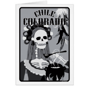 Cartão chile colorado