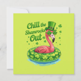 Cartão Chill The Shamrocks Out Funny  St Patrick’s Day
