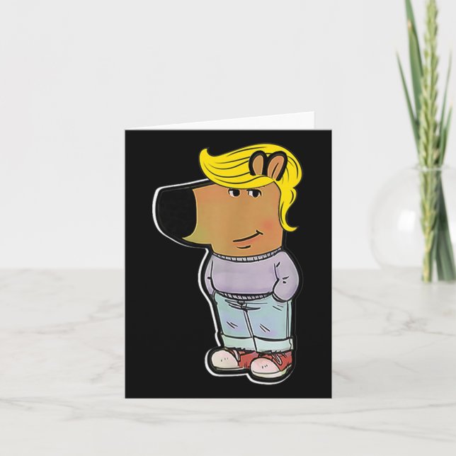 Cartão Chill Trump Meme Enchimento Engraçado Memória das  (Frente)