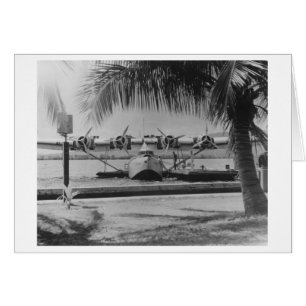 Cartão China Clipper Mooring na Ilha do Havaí