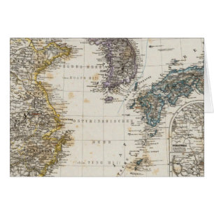 Cartão China, Coreia, Japão