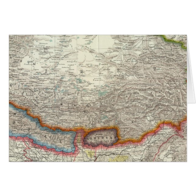 Cartão China e Tibete (Frente Horizontal)