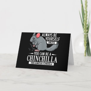 Cartão Chinchilla Gift Engraçado Pet Bonito
