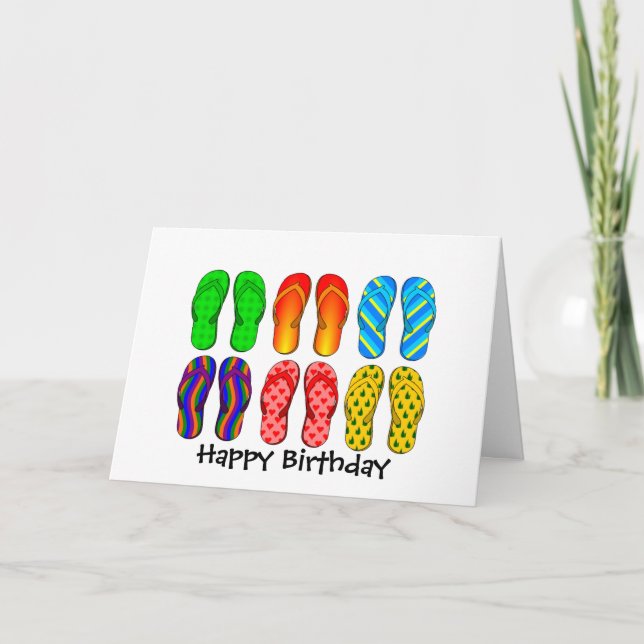 Cartão Chinelos (Frente)