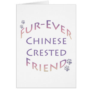 Cartão Chinês Crested Fuere