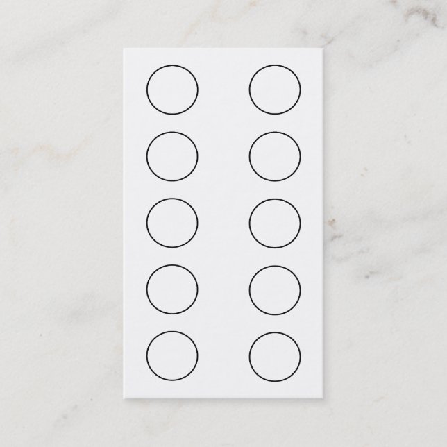 Cartão chinês da lealdade do cartão de negócio da (Frente)