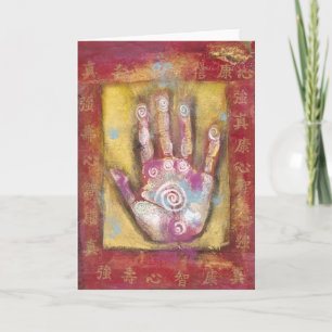 Cartão Chinese Energy Hand