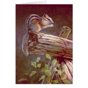 Cartão CHIPMUNK por SHARON SHARPE