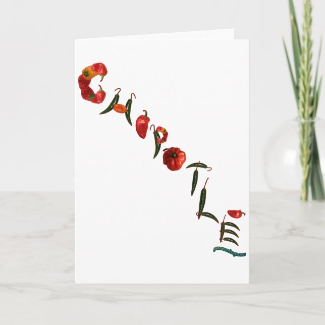 Cartão Chipotle Chili Peppers (Frente)