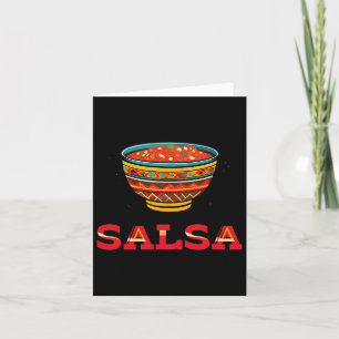 Cartão Chips E Salsa Correspondendo Ao Figurino De Hallow