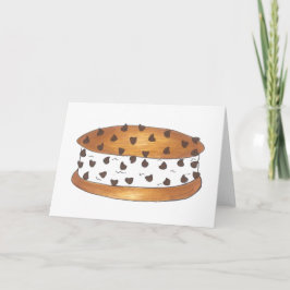Cartão Chipwich Chocolate Chip Cookie Sorvete Sandwich
