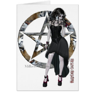 Cartão Chique gótico