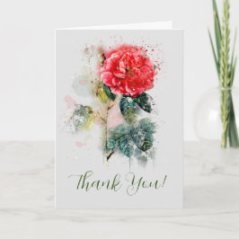 Cartão Chique - Obrigado, Rosa