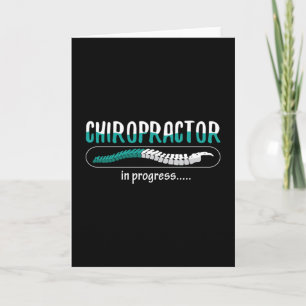 Cartão Chiropractic Chiropractor In Progress Chiro Spine
