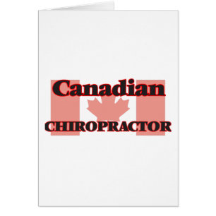 Cartão Chiropractor canadense